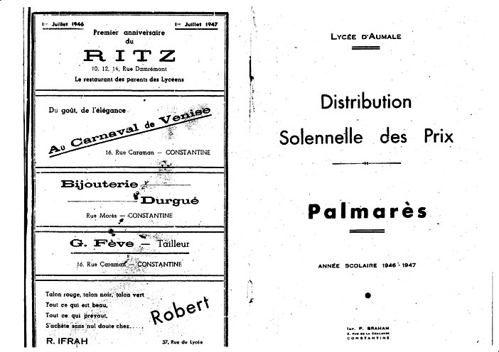 Une-Aumale-Palmarès 1947-AMillet