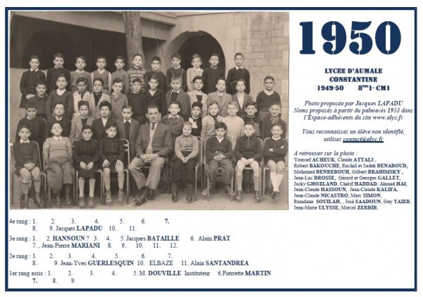 Aumale-1949-50-8ème1-CM1-JLapadu-PMartin-APrat
