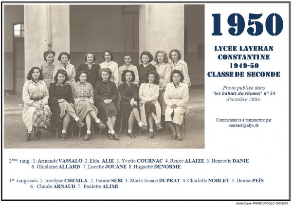 Une-Laveran-1949-50-2e-Bahuts n° 34-oct-2003