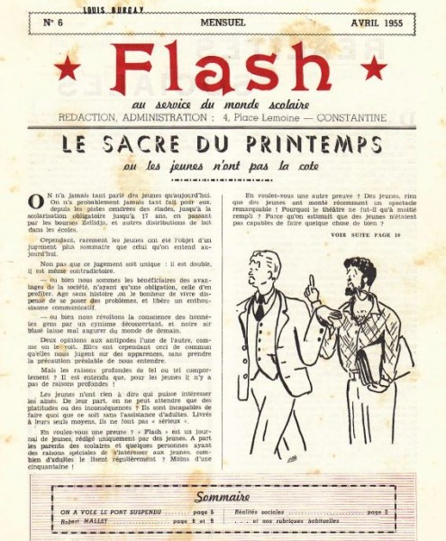 Une-Flash-n°6-Avril 1955