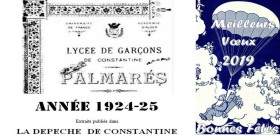 UneàlaUne-Palmarès-Lycée1925-Bonne Année 2019 2