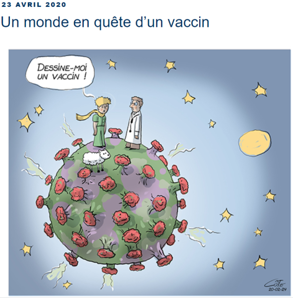 Un monde en quête de vaccin - Coté Canada le petit prince