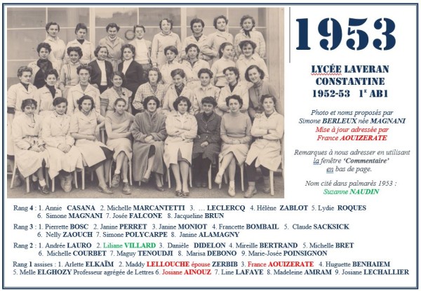 Laveran-1953-1eAB1- Simone Magnani rév France Aouizerate Une 2